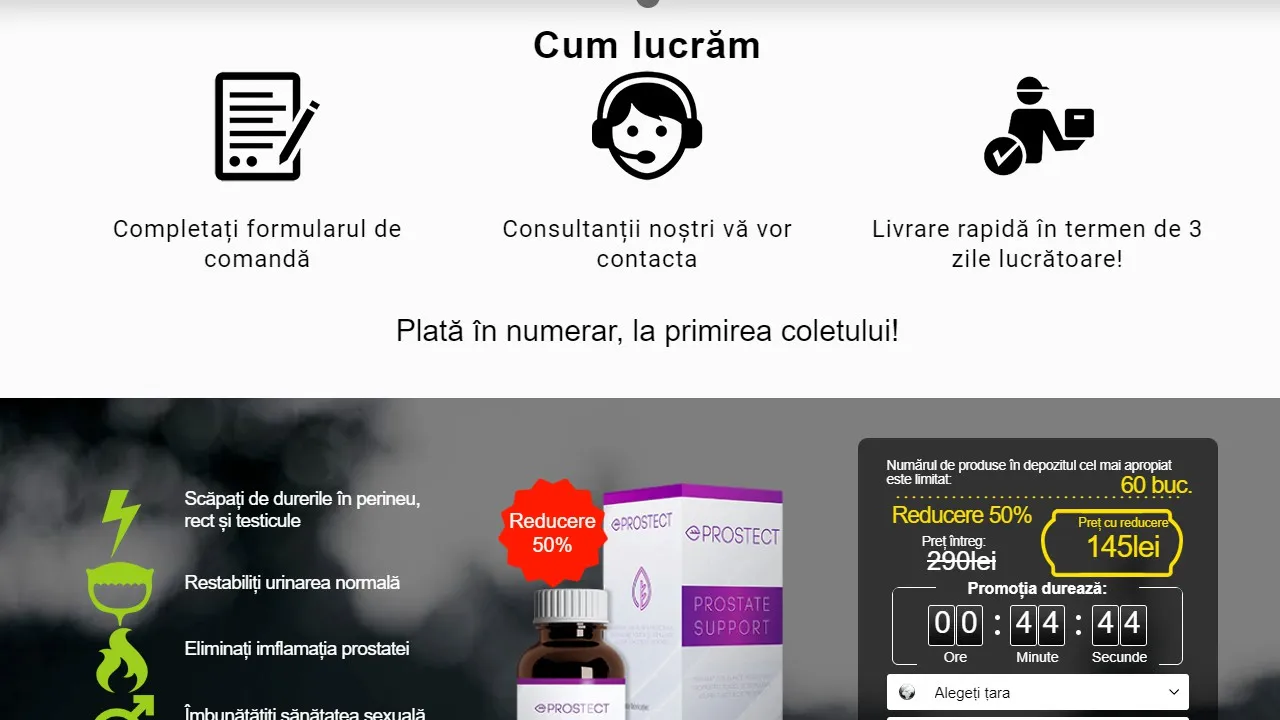 Prostect: de unde să cumperi in Romania, cat costa in farmacii