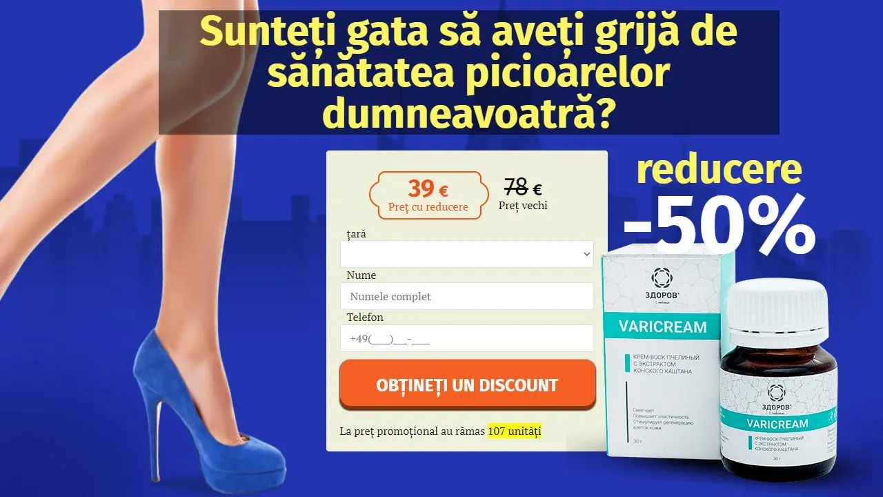 Varicream: de unde să cumperi in Romania, cat costa in farmacii